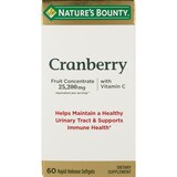 Nature's Bounty Triple Strength Cranberry with Vitamin C Softgels, 60CT, thumbnail image