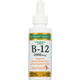 Nature's Bounty Super Strength Vitamin B-12 Sublingual Liquid 5000mcg, 2 OZ, thumbnail image