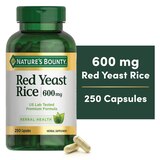 Nature's Bounty Red Yeast Rice Capsules 600mg, thumbnail image