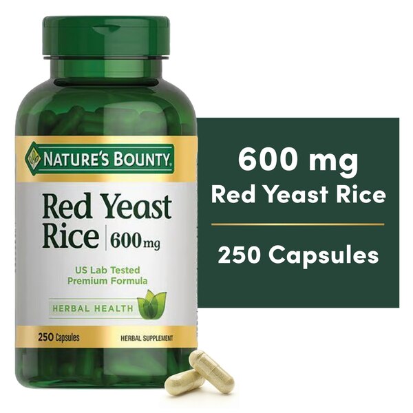 Nature's Bounty Red Yeast Rice Capsules 600mg