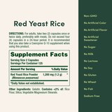 Nature's Bounty Red Yeast Rice Capsules 600mg, thumbnail image