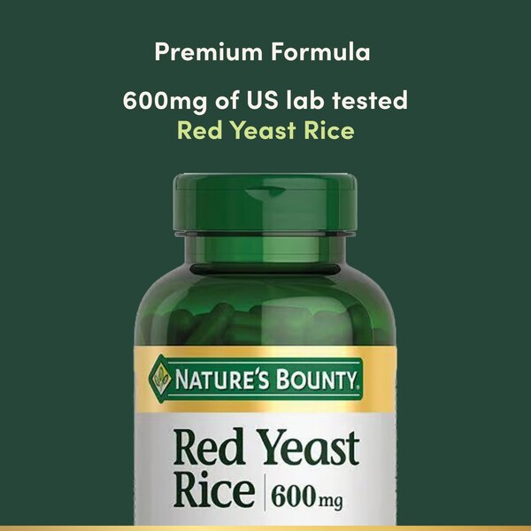 Nature's Bounty Red Yeast Rice Capsules 600mg