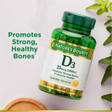 Nature's Bounty Vitamin D3  Rapid Release Softgels, 25 mcg, thumbnail image