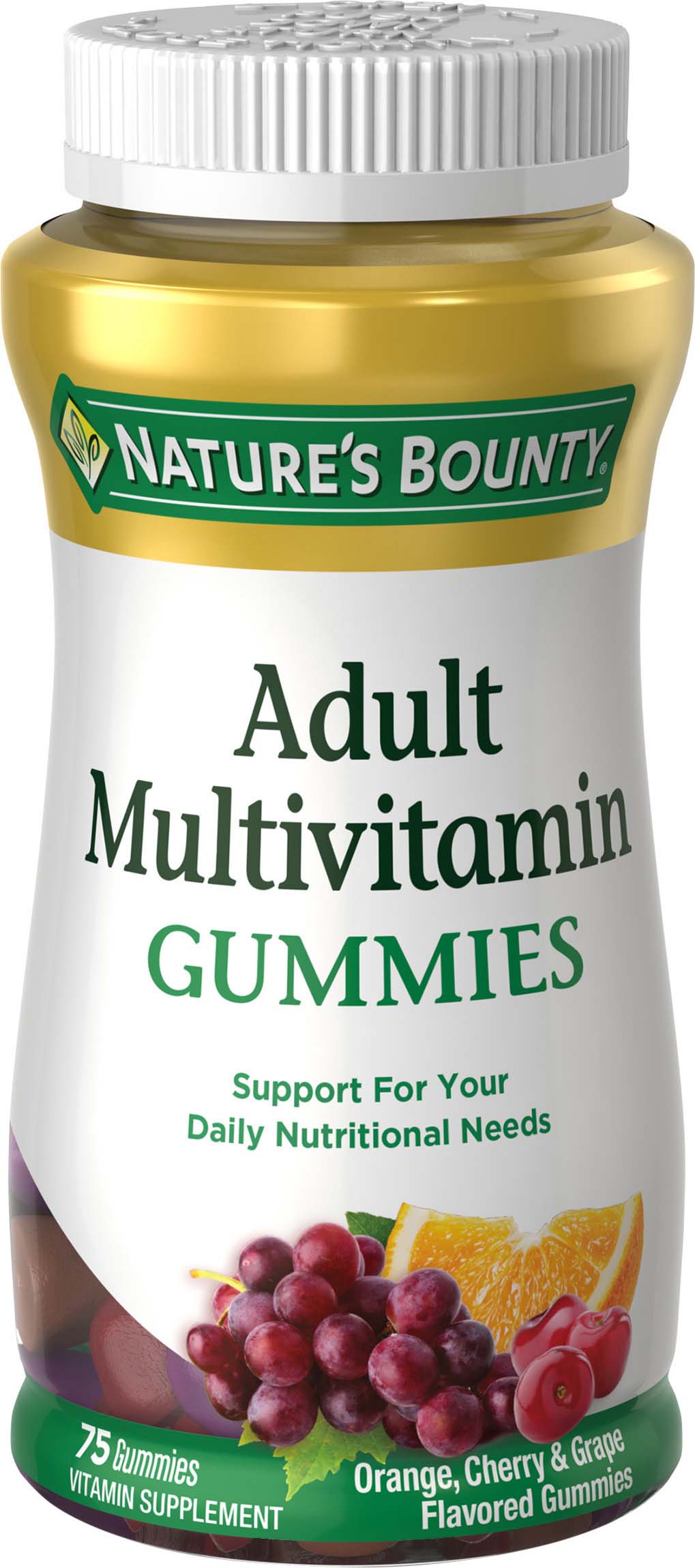 Nature's Bounty Your Life - Gomitas multivitamínicas para adultos, 75 u.