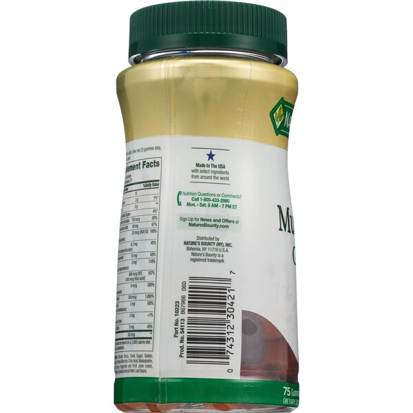 Nature's Bounty Your Life Multi Adult Gummies, 75 CT