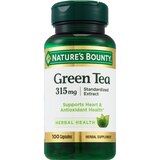 Nature's Bounty Green Tea Extract Capsules 315mg, 100CT, thumbnail image 1 of 4