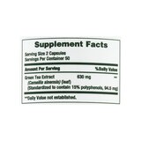 Nature's Bounty Green Tea Extract Capsules 315mg, 100CT, thumbnail image 4 of 4