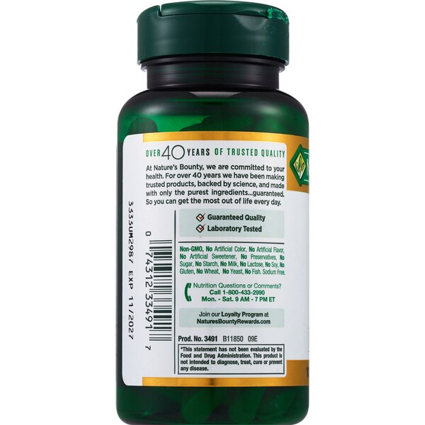 Nature's Bounty Milk Thistle Caplets 175mg, 100CT