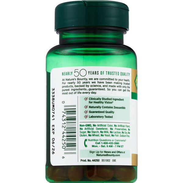 Nature's Bounty Lutein Softgels 40mg, 30CT