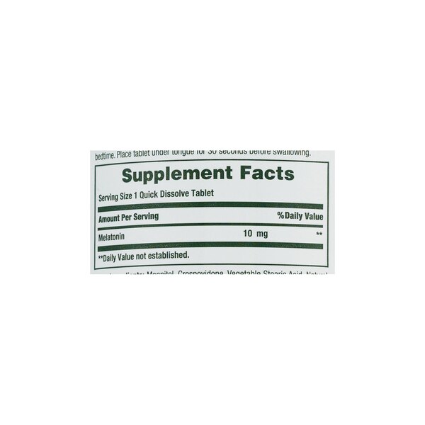 Nature's Bounty Melatonin Tablets 10mg, 45CT