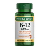 Nature's Bounty Vitamin B-12 Coated Tablets, 1000 mcg, 200 CT, thumbnail image