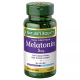 Nature's Bounty Dual Spectrum Melatonin 5mg Bi-Layer Tablets, 60 CT, thumbnail image
