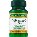 Nature's Bounty Vitamin C Plus Zinc Quick Dissolve Tablets, 60 CT, thumbnail image