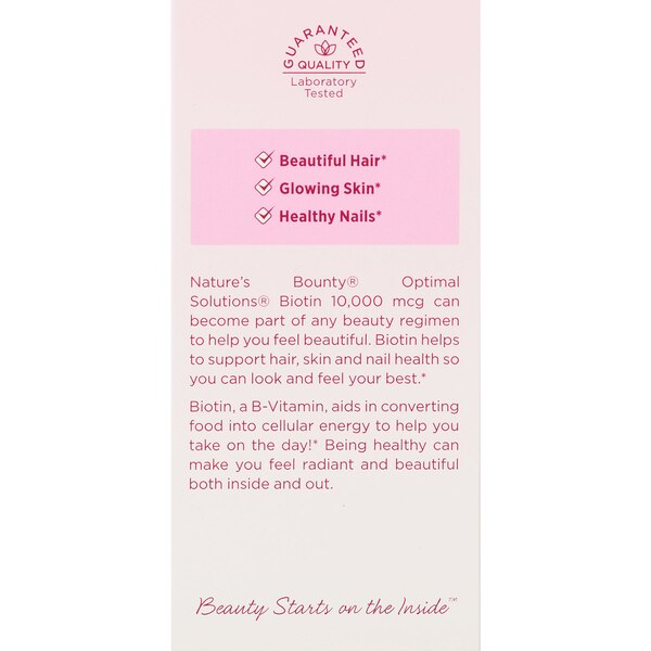 Nature's Bounty Biotin Softgels 10,000mcg