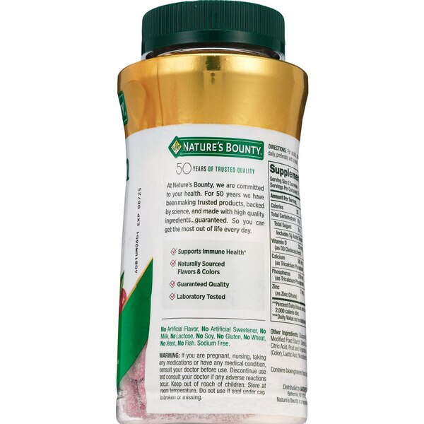 Nature's Bounty Calcium Gummies, 70 CT