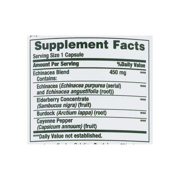Nature's Bounty Echinacea and Goldenseal Plus - Suplemento en pastillas, 100 u.