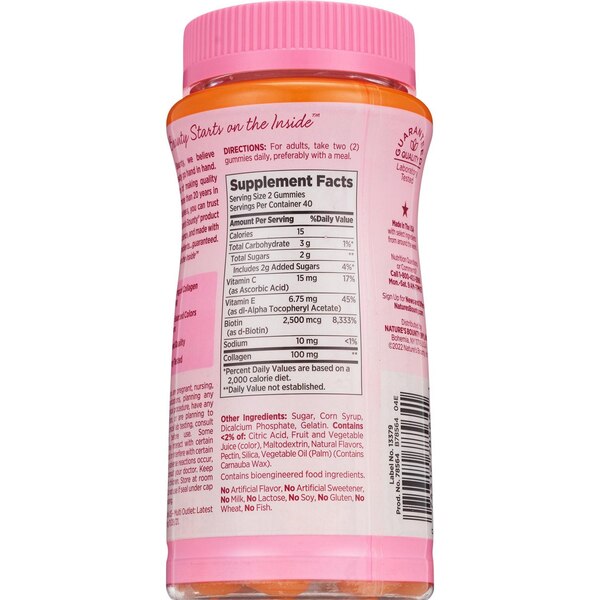 Nature's Bounty Optimal Solutions Hair, Skin & Nails with Biotin and Collagen, 80 CT