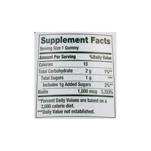 Nature's Bounty Biotin Gummies, 110 CT