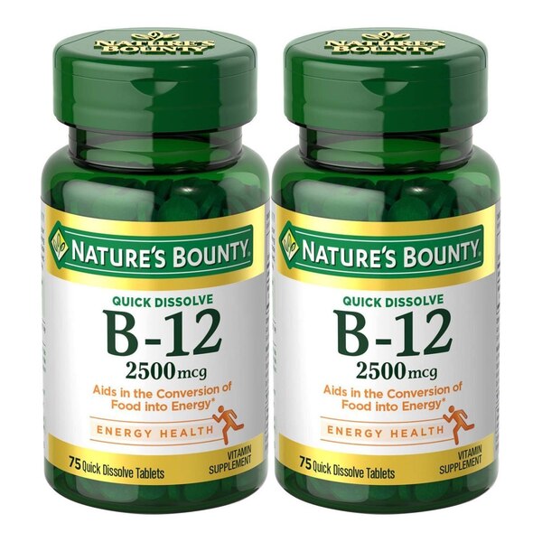 Nature's Bounty B12 Twin Pack, 80 CT