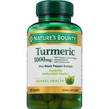 Nature's Bounty Turmeric Plus Black Pepper Extract Capsules, 1,000 mg, 60 CT, thumbnail image
