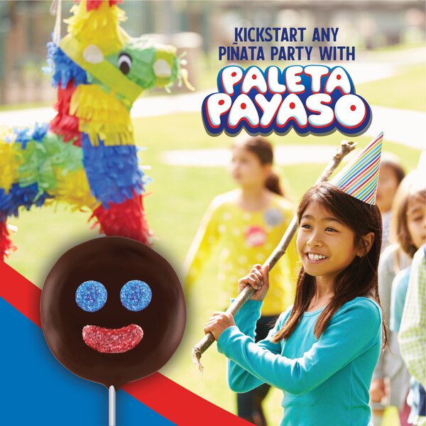Ricolino Paleta Payaso Chocolate Marshmallow Lollipop, 17.64 OZ