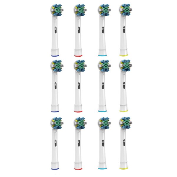 Pursonic Replacement Brush Heads Fits Oral B, 12 CT