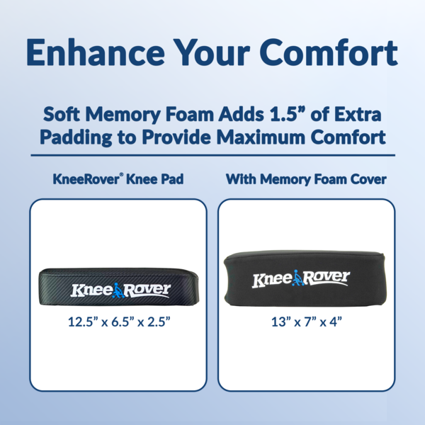 KneeRover Memory Foam Knee Walker Knee Pad Cover