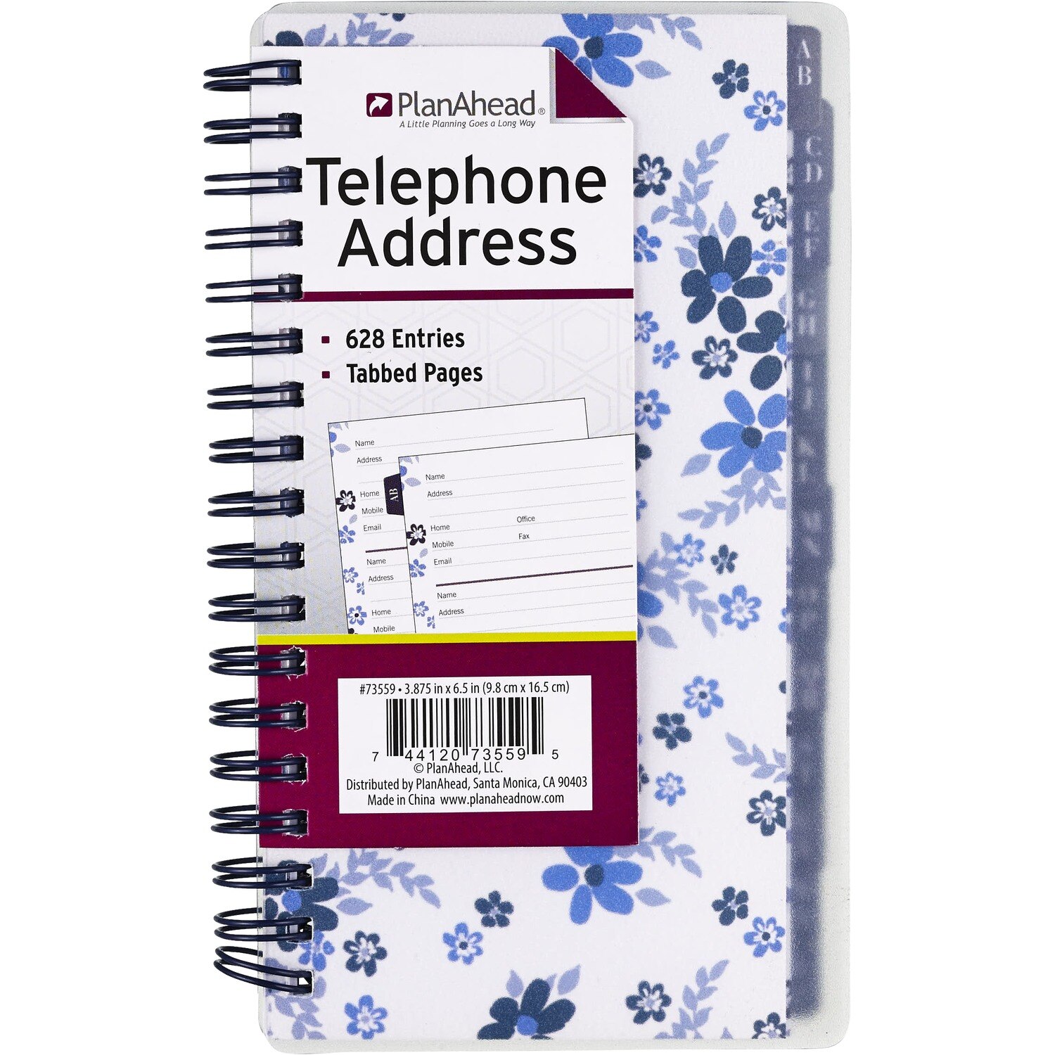 PlanAhead - Libreta telefónica, 628 entradas
