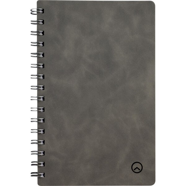 PlanAhead Work From Home Faux Suede Journal, 5.5 x 8.5 in