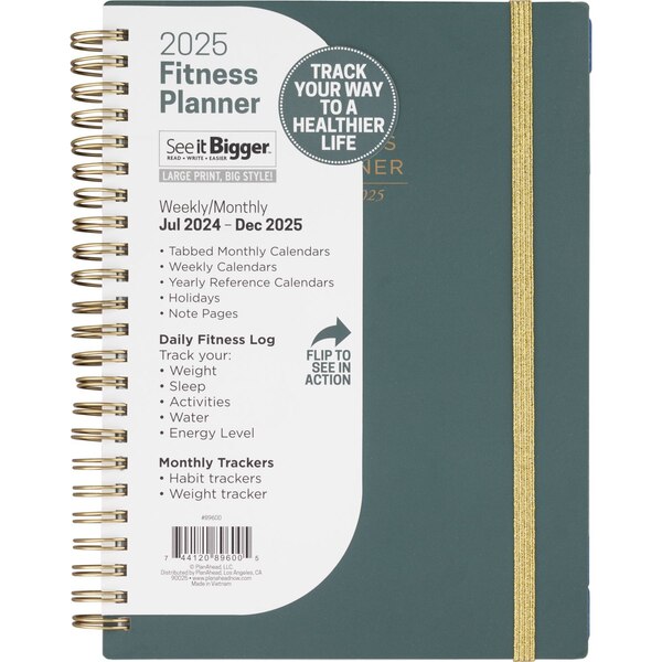 PlanAhead See It Bigger Fitness Planner