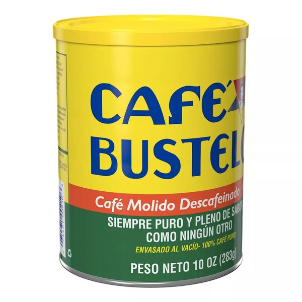 Cafe Bustelo Decaffeinated Espresso Coffee, Dark Roast, Ground, 10 OZ Can