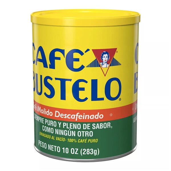 Cafe Bustelo Decaffeinated Espresso Coffee, Dark Roast, Ground, 10 OZ Can
