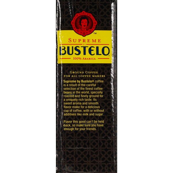 Cafe Bustelo Supreme Espresso Dark Roast Ground Coffee, 10 CT