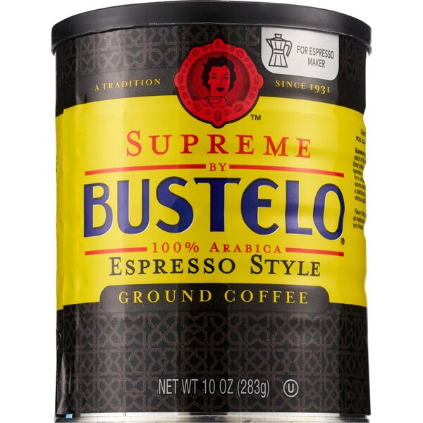 Café Bustelo Supreme Espresso Style Ground Coffee, 10 OZ