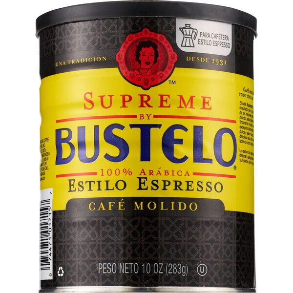 Café Bustelo Supreme Espresso Style Ground Coffee, 10 OZ