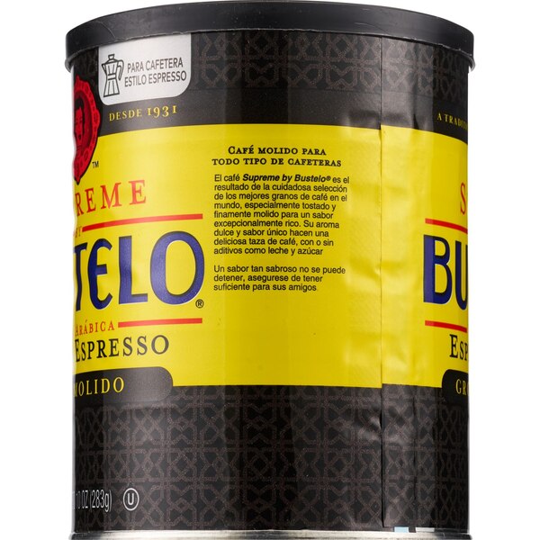 Café Bustelo Supreme Espresso Style Ground Coffee, 10 OZ