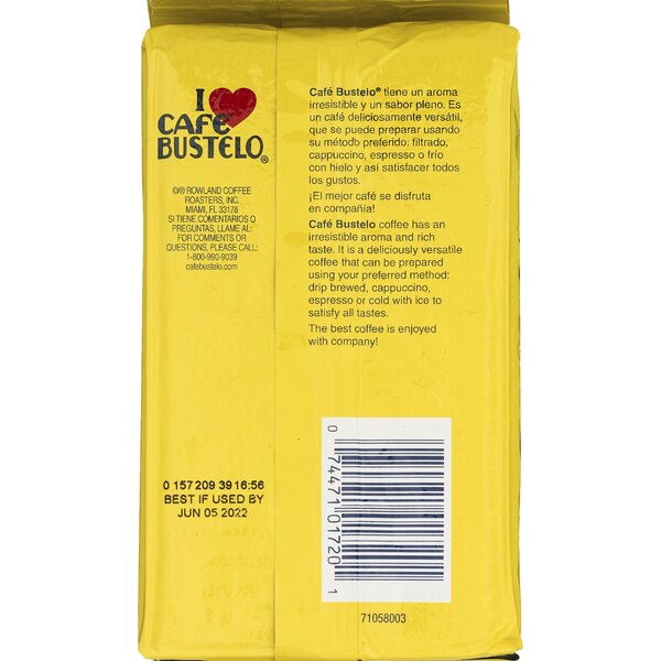 Cafe Bustelo Ground Coffee, Dark Roast, 10 oz