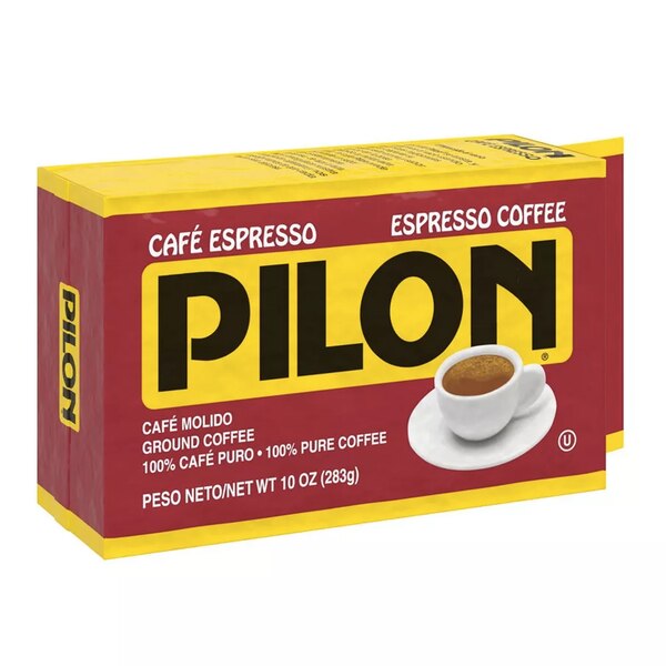 Pilon Espresso Coffee, Dark Roast, Ground, 10 OZ