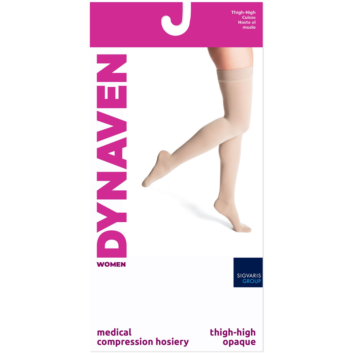 SIGVARIS Women's DYNAVEN 970 Thigh-High 20-30mmHg