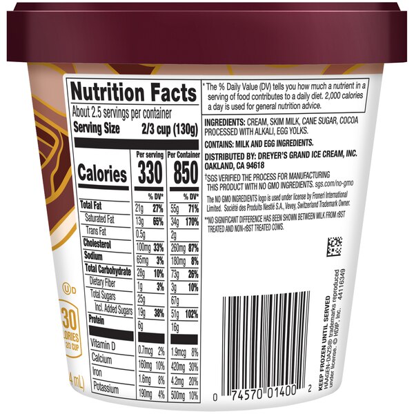 Haagen-Dazs Chocolate Ice Cream, 14oz