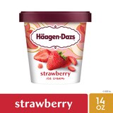 Haagen-Dazs Strawberry Ice Cream, 14oz, thumbnail image