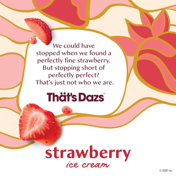 Haagen-Dazs Strawberry Ice Cream, 14oz