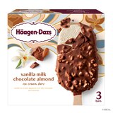Haagen-Dazs Vanilla Milk Chocolate Almond Ice Cream Bars, 3ct, thumbnail image