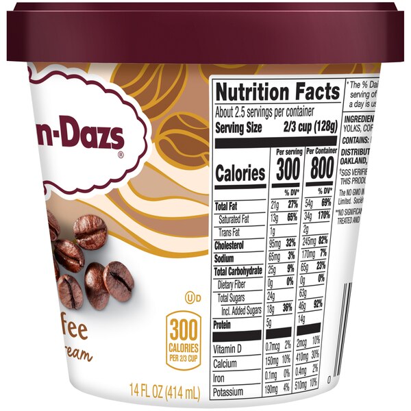Haagen-Dazs Coffee Ice Cream, 14oz