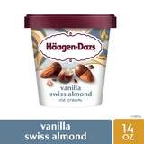 Haagen-Dazs Vanilla Swiss Almond Ice Cream, 14oz, thumbnail image