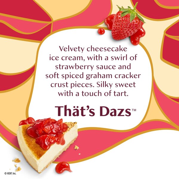 Haagen-Dazs, New York Strawberry Cheesecake Ice Cream, 14oz