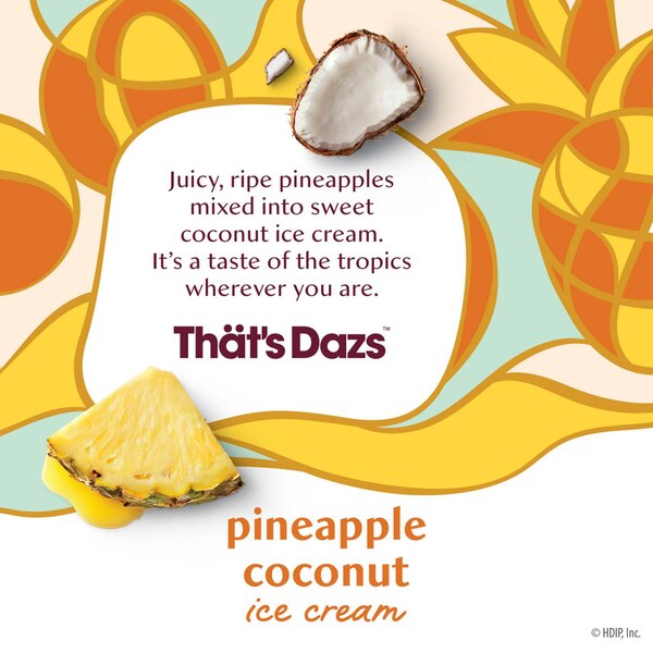 Haagen-Dazs Pineapple Coconut Ice Cream, 14oz