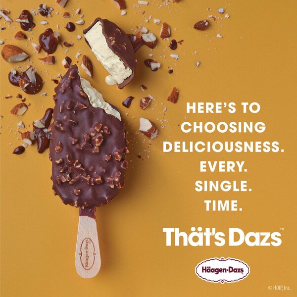 Haagen-Dazs Caramel Cone Ice Cream, 14oz