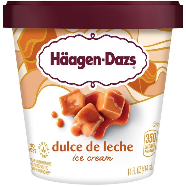 Haagen-Dazs Dulce de Leche Ice Cream, 14oz