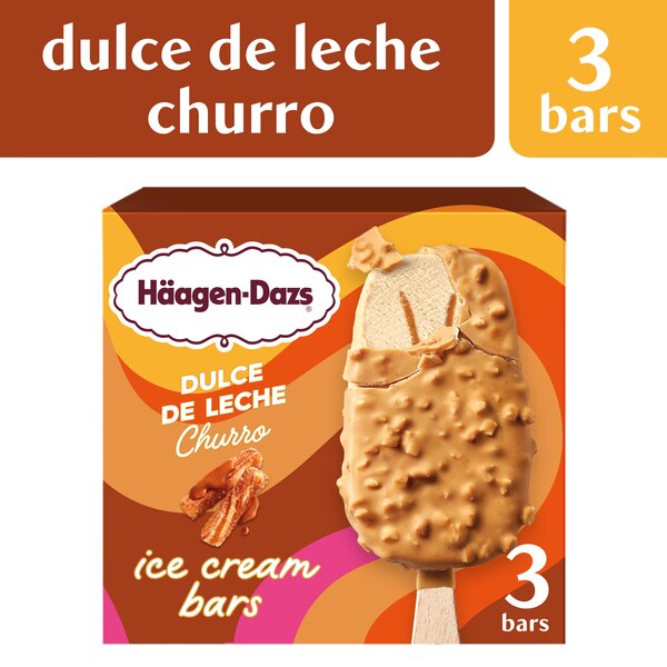 Dulce de Leche Churro Ice Cream Bars